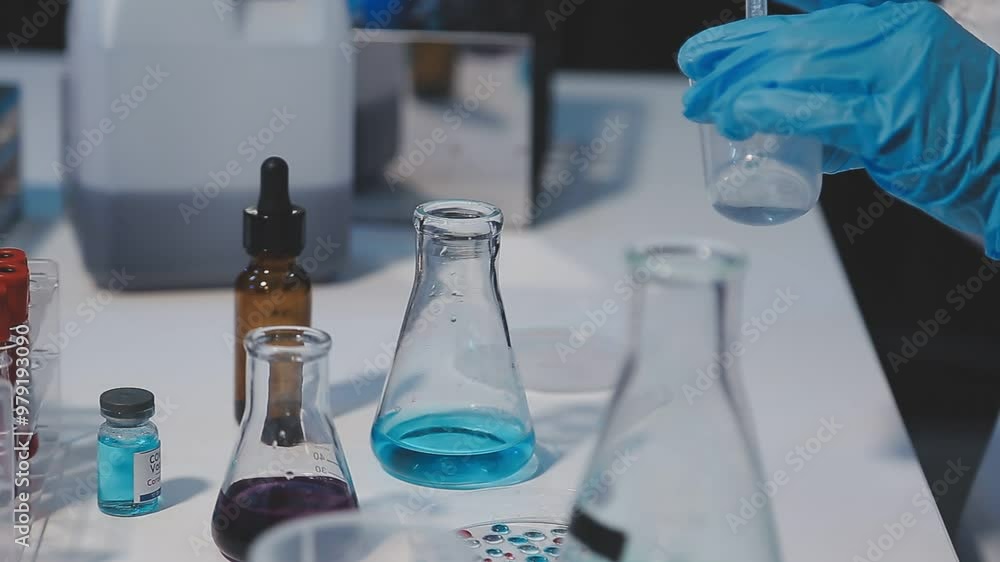 Scientist analyze biochemical sample in advanced scientific laboratory. Medical professional check chemical mix microbiological developmental of viral. Biotechnology research in science lab. cosmetic Scientist analyze biochemical sample in advanced scientific laboratory. Medical professional check chemical mix microbiological developmental of viral. Biotechnology research in science lab. cosmetic