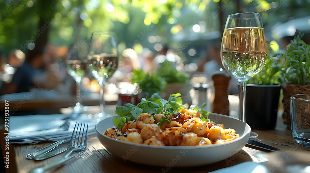 Sizzling Garlic Shrimp Photo: A Summer Garden Feast Sizzling Garlic Shrimp Photo: A Summer Garden Feast