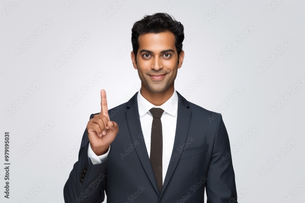 Indian american businessman hand portrait finger. Indian american businessman hand portrait finger.