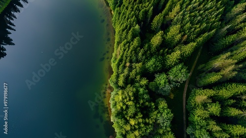 Aerial_landscape_of_the_lake_and_part_of_the_green