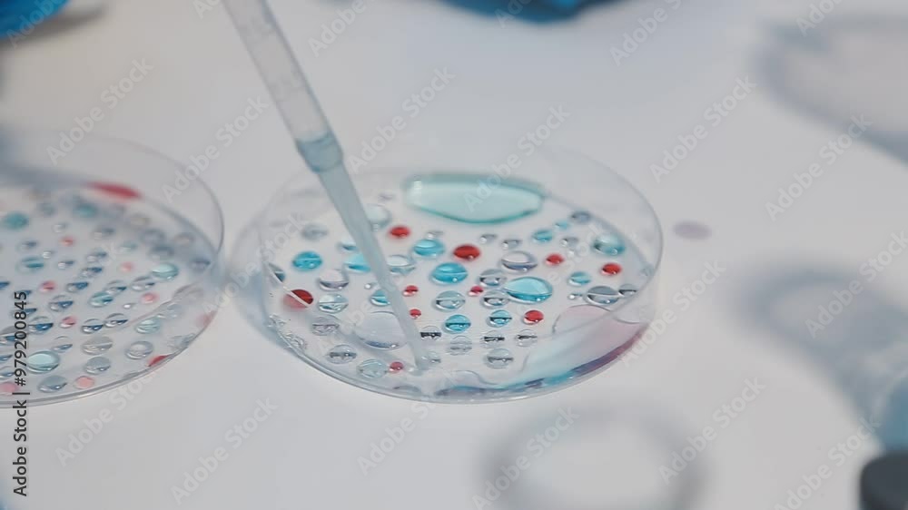 Scientist analyze biochemical sample in advanced scientific laboratory. Medical professional check chemical mix microbiological developmental of viral. Biotechnology research in science lab. cosmetic Scientist analyze biochemical sample in advanced scientific laboratory. Medical professional check chemical mix microbiological developmental of viral. Biotechnology research in science lab. cosmetic