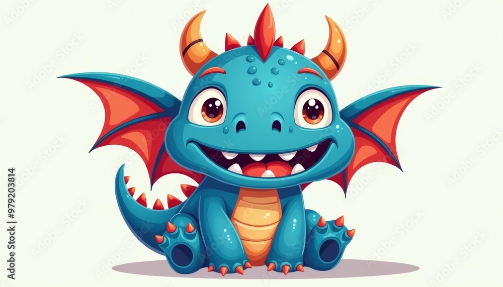 Joyful Dragon A Friendly Fantasy Creature Joyful Dragon A Friendly Fantasy Creature