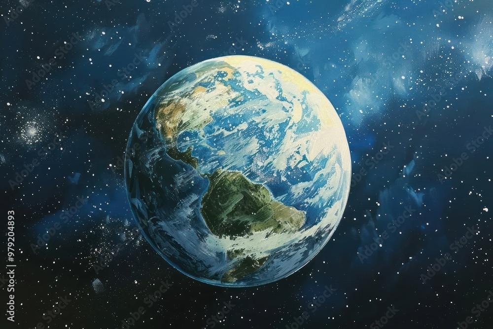 Obraz premium Earth astronomy universe outdoors.