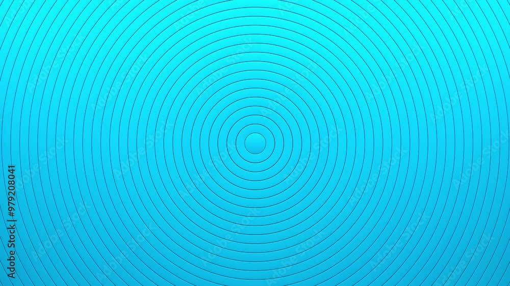 Top view on circular blinds oscillation with color waves. Minimal clean corporate background. 3D rings wavy loop motion. Abstract 3d animation render Top view on circular blinds oscillation with color waves. Minimal clean corporate background. 3D rings wavy loop motion. Abstract 3d animation render