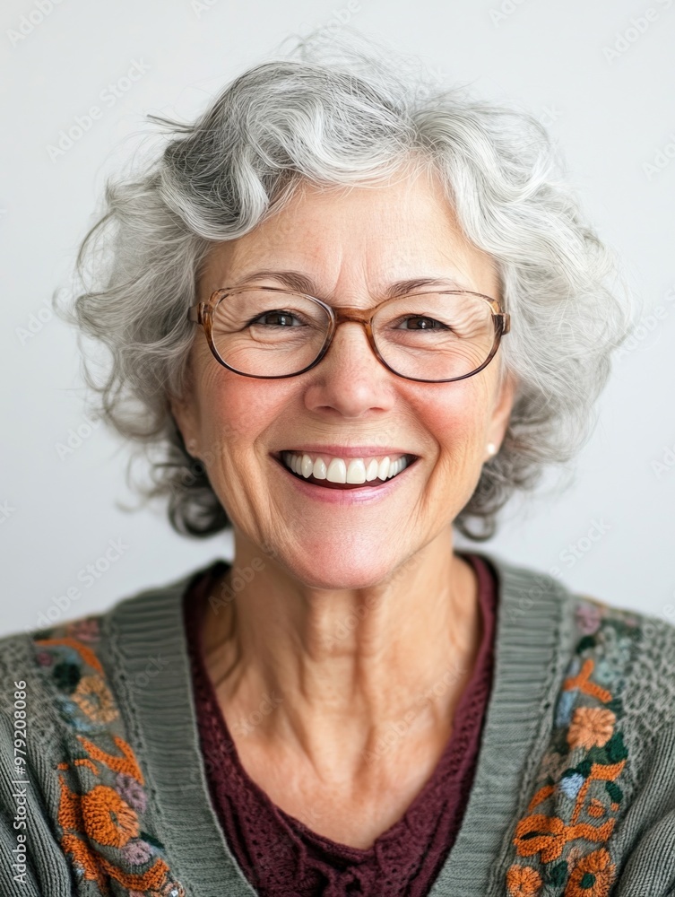 Warm and Approachable Senior Woman with a Smile Warm and Approachable Senior Woman with a Smile