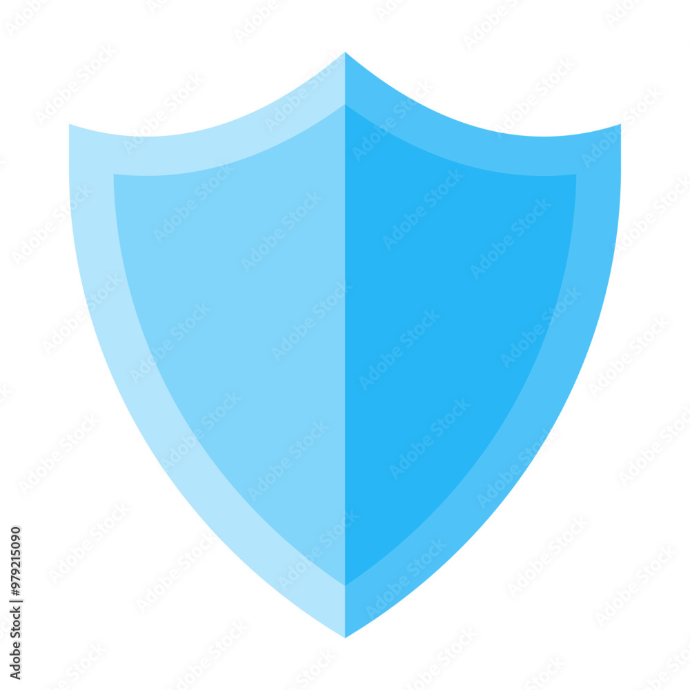 Shield Vector Flat Icon Design Shield Vector Flat Icon Design