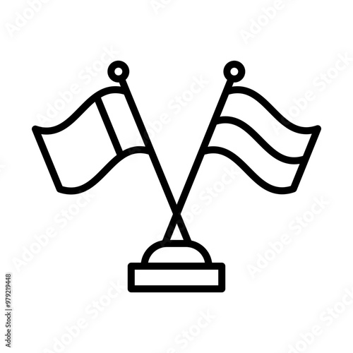 Diplomacy line icon