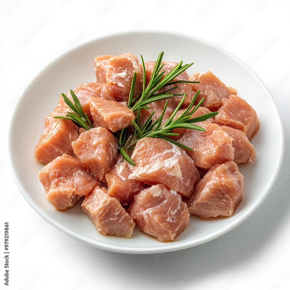 turkey meat, white background. turkey meat, white background.