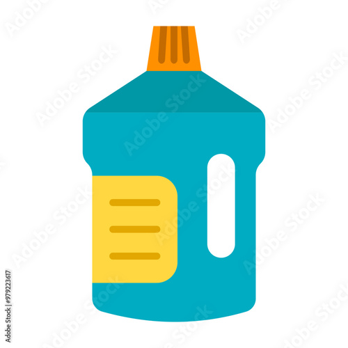 Cleaning Liquid Vector Flat Icon Design