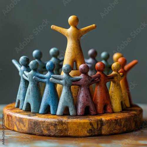 leute, business, knetmasse, gespann, symbol, symbolisch, piktogramm, pyramide, menschen, zusammehalt, team, teambuilding, person, familie, figur, abbildung, teamarbeit, mann, gold, auffassung, 3d, kör photo