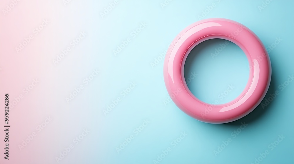 Vaginal ring on a soft pastel background, contraception and hormone therapy concept, ideal for women s health marketing with copy space Vaginal ring on a soft pastel background, contraception and hormone therapy concept, ideal for women s health marketing with copy space