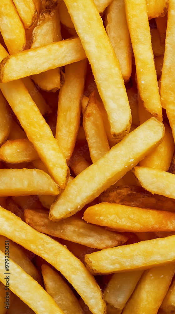 Full frame french french fries, food photography. Full frame french french fries, food photography.