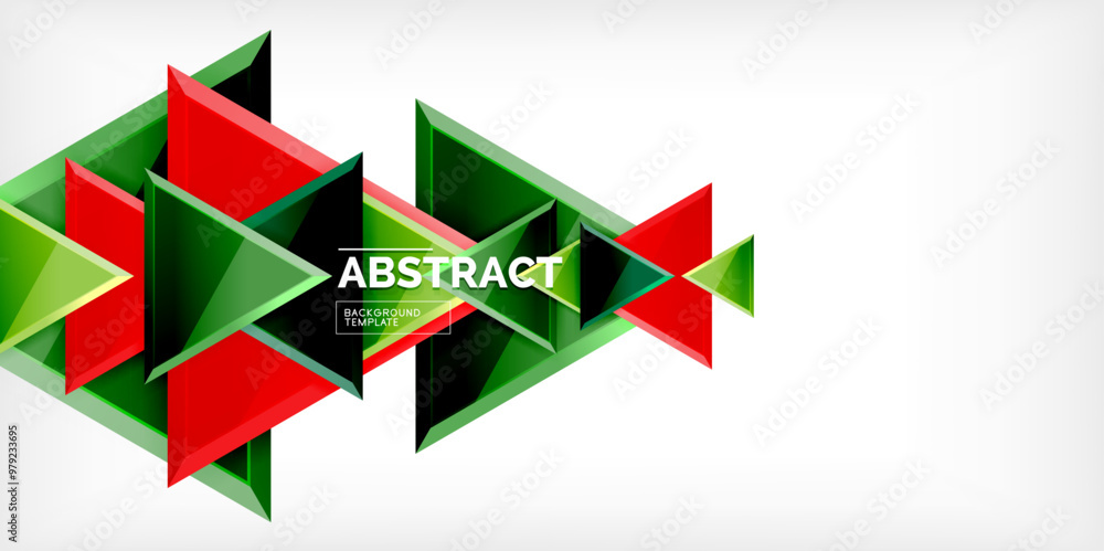 Abstract background - glossy triangles. Vector Illustration For Wallpaper, Banner, Background, Card, Book Illustration, landing page Abstract background - glossy triangles. Vector Illustration For Wallpaper, Banner, Background, Card, Book Illustration, landing page
