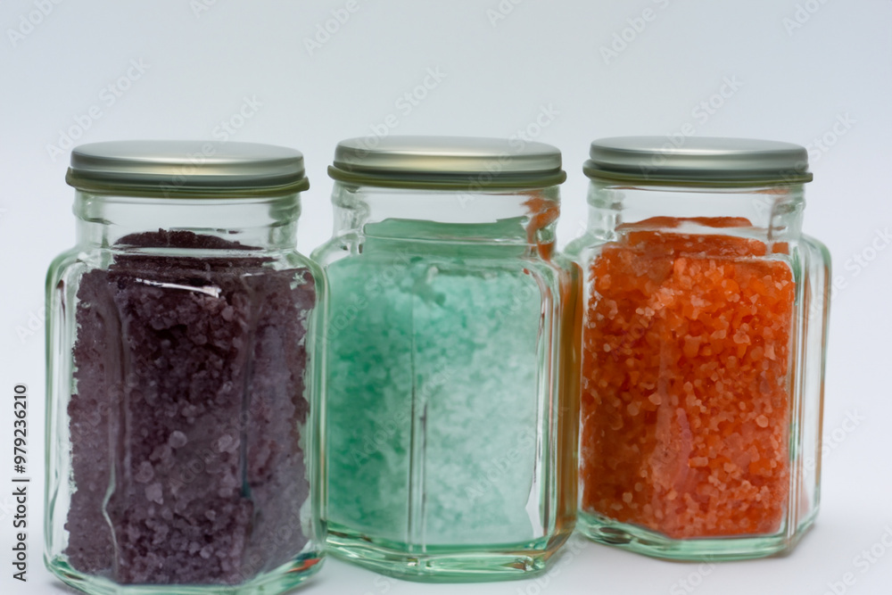 Gray and white striped striped striped striped. spa white pink concept. sea of colored jars with salt on a gray. a sea of salt in a jar with colored sprigs on lifestyle a gray. Gray and white striped striped striped striped. spa white pink concept. sea of colored jars with salt on a gray. a sea of salt in a jar with colored sprigs on lifestyle a gray.