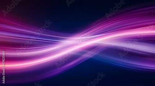 Abstract Purple and Blue Swirling Lines Background