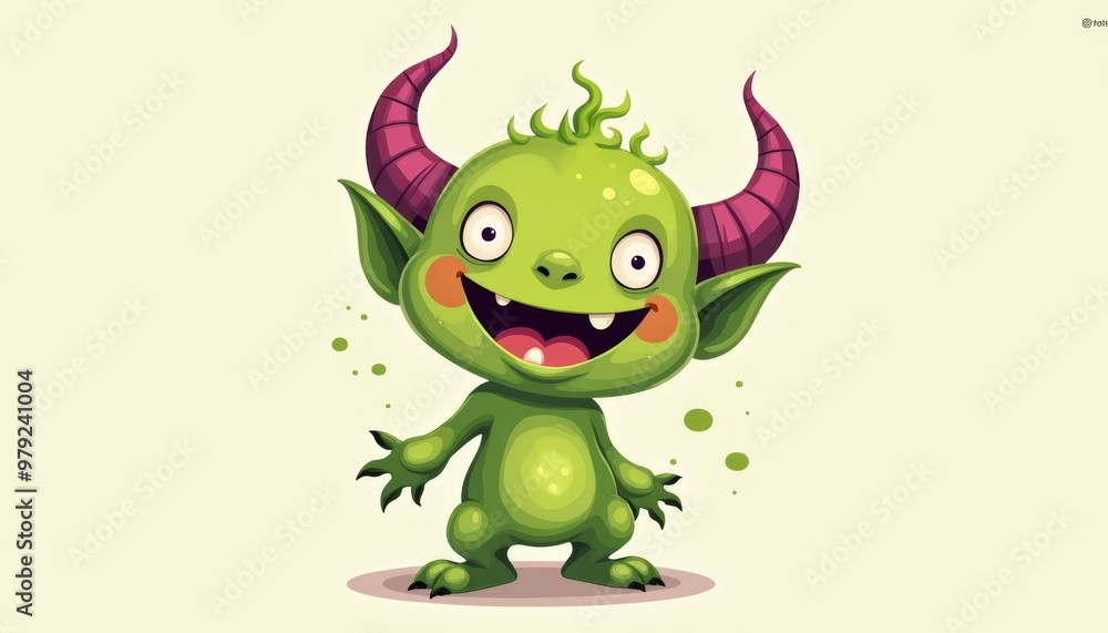 Joyful Monster A cheerful creature with a big smile and a heart full of happiness Joyful Monster A cheerful creature with a big smile and a heart full of happiness
