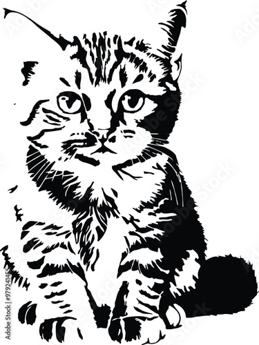 If you work hard you will shine in life Ai vector design inspirational quotes cat design.