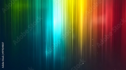 Abstract Colorful Lines Background Rainbow Stripes Pattern