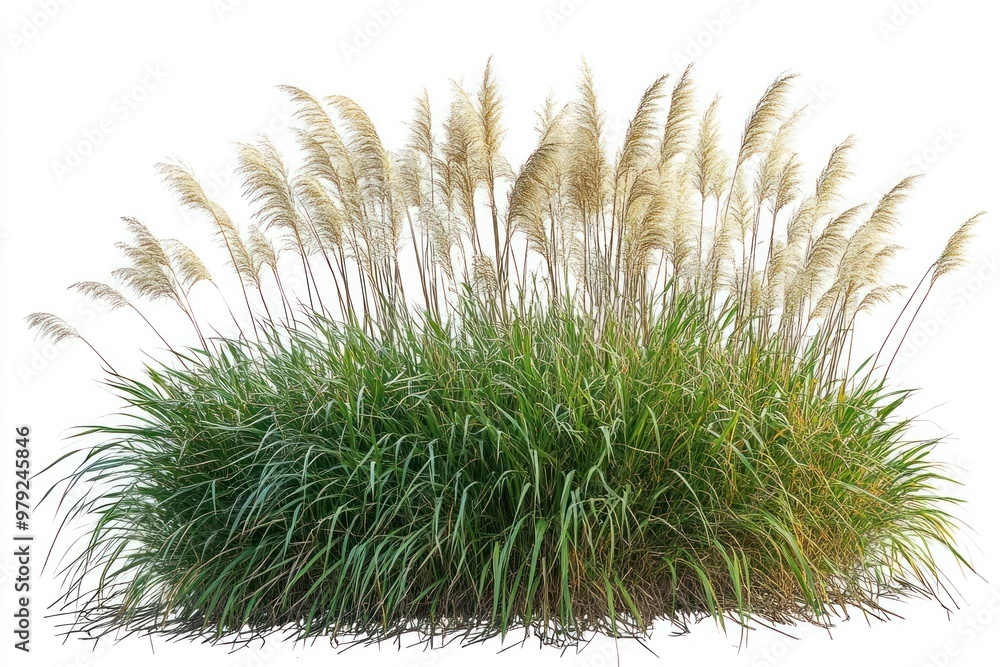 Lush ornamental grass cluster Lush ornamental grass cluster