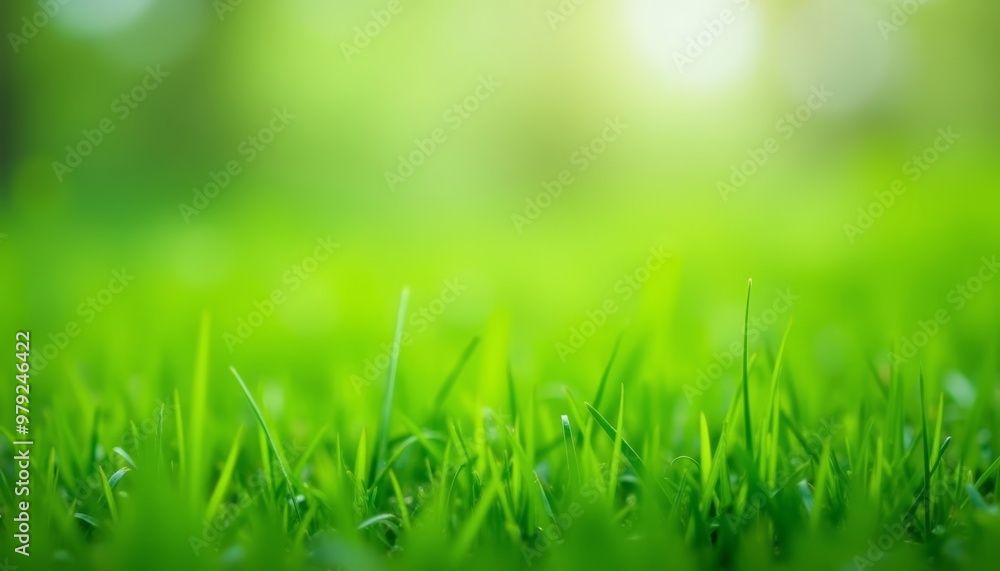 Vibrant green field perfect for a serene day Vibrant green field perfect for a serene day