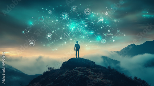 雲のネットワークに触れる瞬間