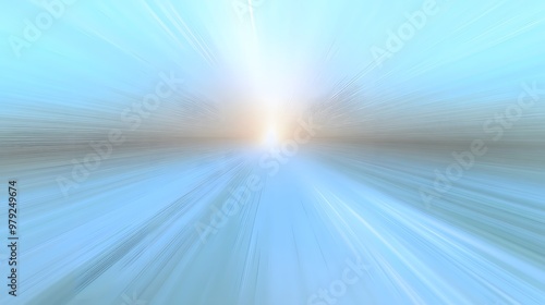 Abstract Blue and White Light Rays Background