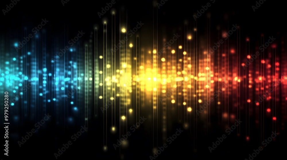 Abstract Colorful Lights Background Glowing Lines and Bokeh Abstract Colorful Lights Background Glowing Lines and Bokeh