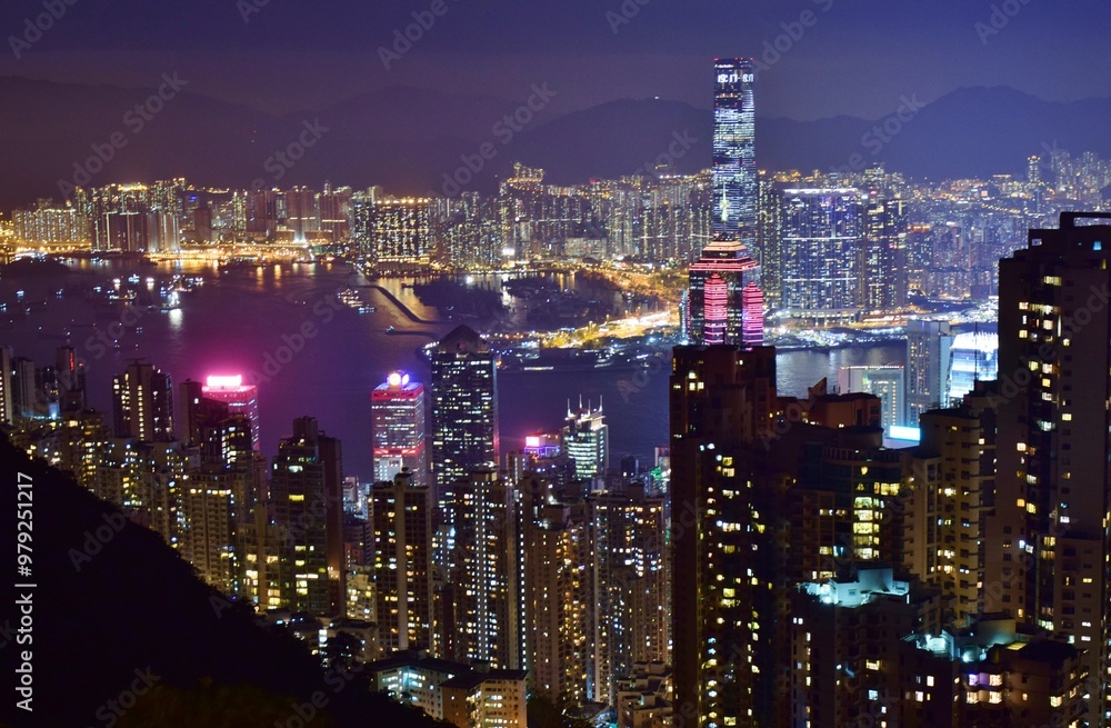香港の夜景 香港の夜景