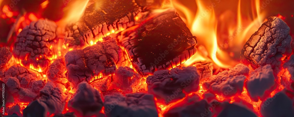 Glowing embers in a hearth, representing warmth and comfort. Perfect for cozy imagery, fire, or rustic themed designs. Glowing embers in a hearth, representing warmth and comfort. Perfect for cozy imagery, fire, or rustic themed designs.
