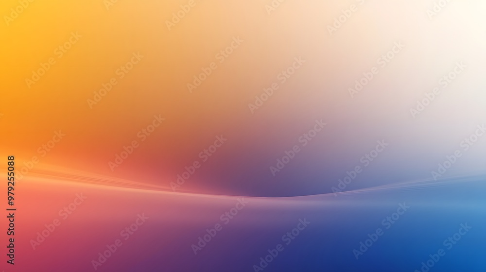 Obraz premium Abstract Colorful Gradient Background with Smooth Lines