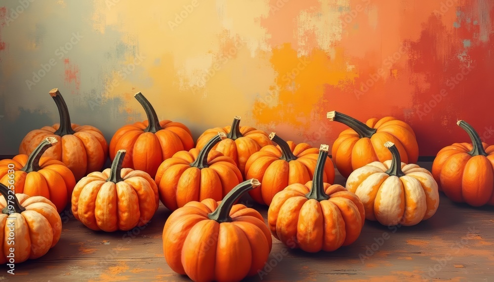 Autumns bounty A harvest of pumpkins Autumns bounty A harvest of pumpkins