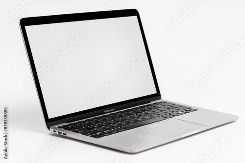 Laptop Mockup on Isolated white background created with Generative AI