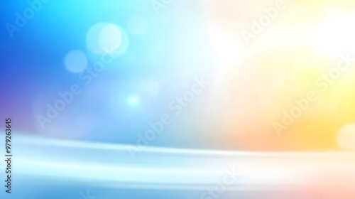 Abstract Blurred Background with Bokeh Lights and Pastel Colors