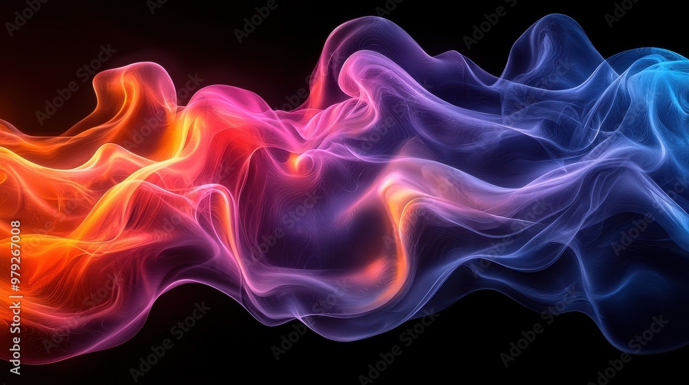 Dynamic swirls of color showcasing flowing patterns against a dark background in vibrant hues of orange, pink, and blue Dynamic swirls of color showcasing flowing patterns against a dark background in vibrant hues of orange, pink, and blue