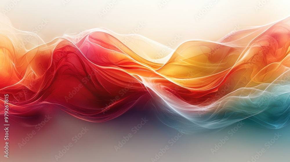 Colorful flowing abstract patterns create waves of vibrant hues in a tranquil and artistic composition Colorful flowing abstract patterns create waves of vibrant hues in a tranquil and artistic composition