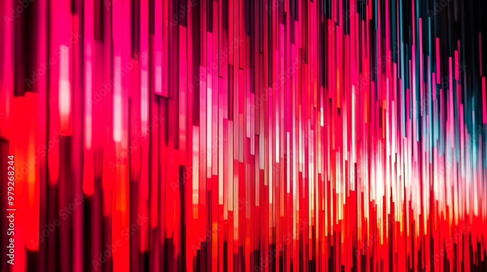 Abstract Red and White Vertical Lines Background Abstract Red and White Vertical Lines Background