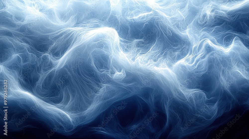 Delicate wisps of translucent smoke swirl gracefully in a darkened background, creating an ethereal and calming atmosphere Delicate wisps of translucent smoke swirl gracefully in a darkened background, creating an ethereal and calming atmosphere
