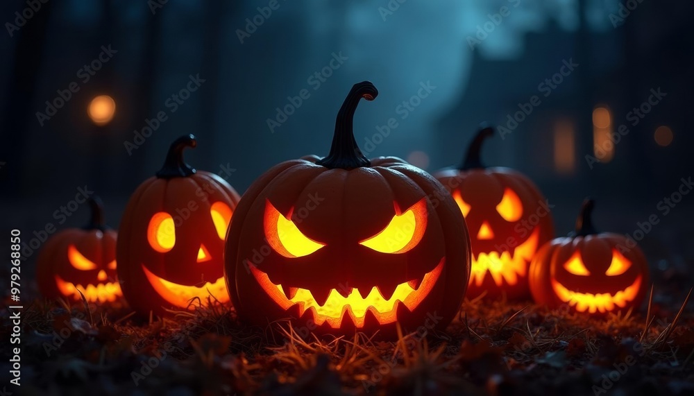 Ghoulish Glow A Halloween Pumpkin Display Ghoulish Glow A Halloween Pumpkin Display