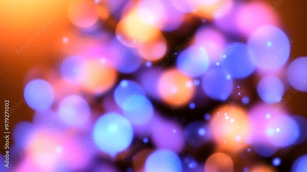 Abstract Blurred Lights Background with Bokeh Abstract Blurred Lights Background with Bokeh