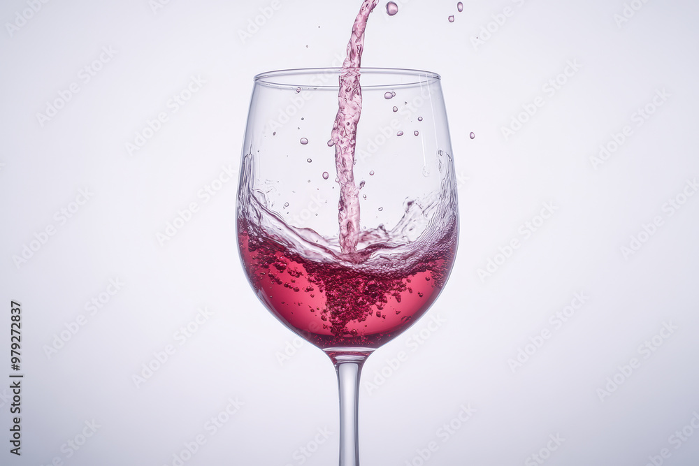 Red wine splash from top Red wine splash from top