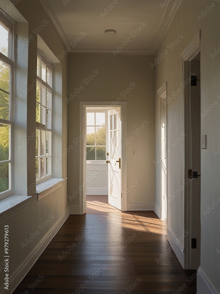 Obraz premium empty room with window