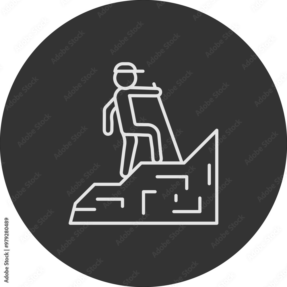 Hiking Icon Hiking Icon