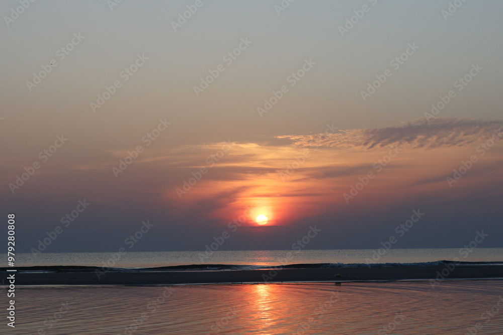 sunset over the sea sunset over the sea