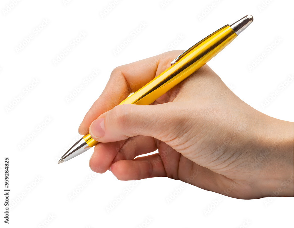 hand with pen writing. Generative AI. hand with pen writing. Generative AI.