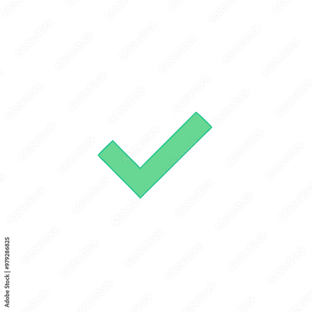 green check mark vector without background green check mark vector without background
