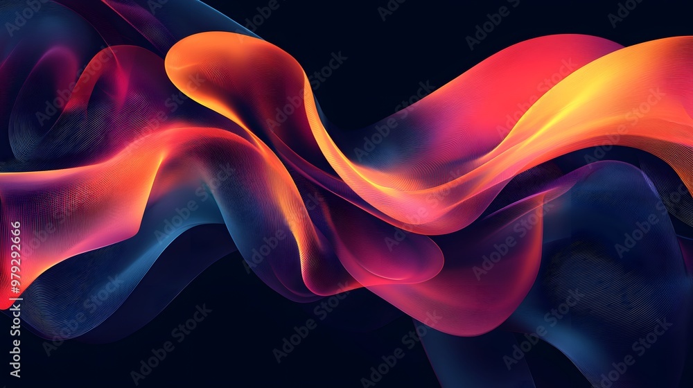 abstract colorful wave background abstract colorful wave background
