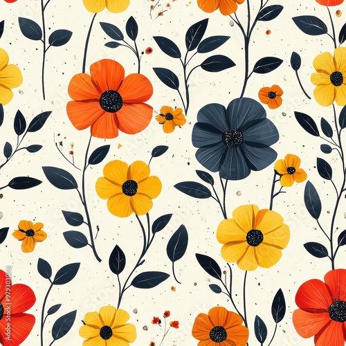 Floral Pattern Seamless.