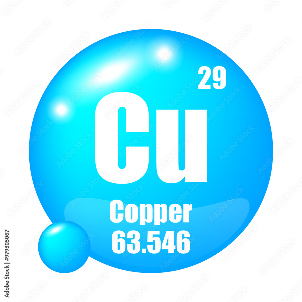 Copper icon. Element Cu. Atomic number 29. Atomic mass 63.546. Copper icon. Element Cu. Atomic number 29. Atomic mass 63.546.