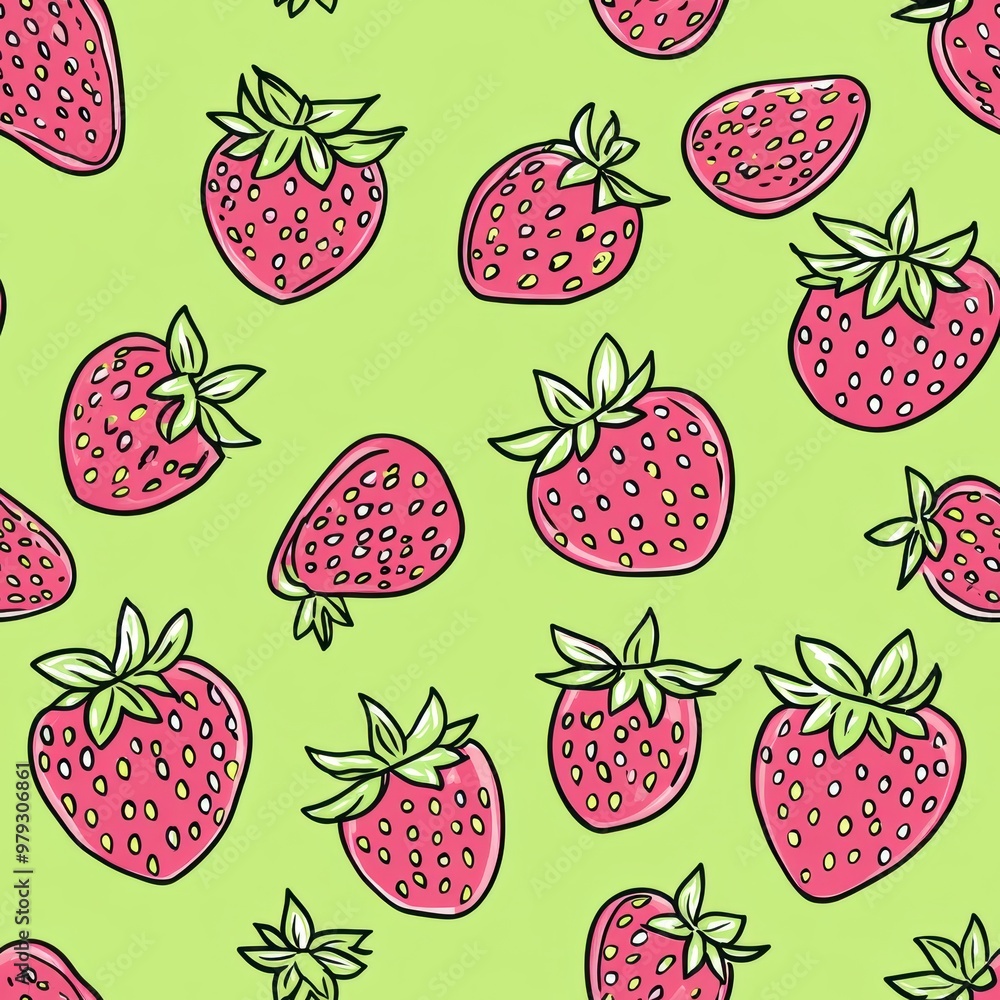 Strawberry Pattern. Strawberry Pattern.