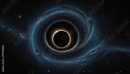 Black Hole in Space Graphic Resource